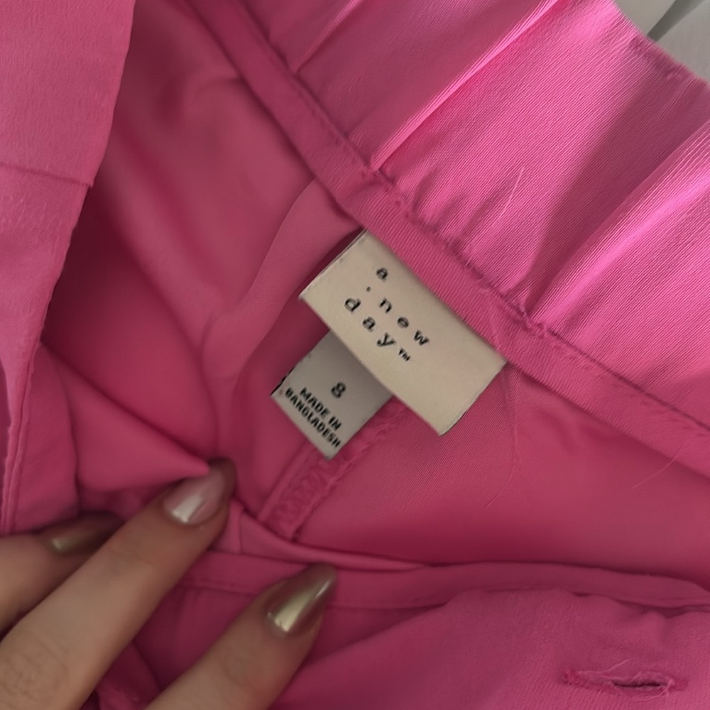 Pink trousers/work pants size 8 - Picture 2 of 2